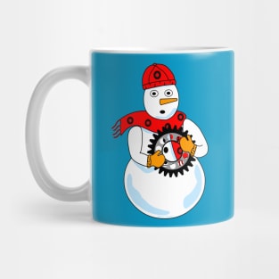 Mechanical Snowman Mug